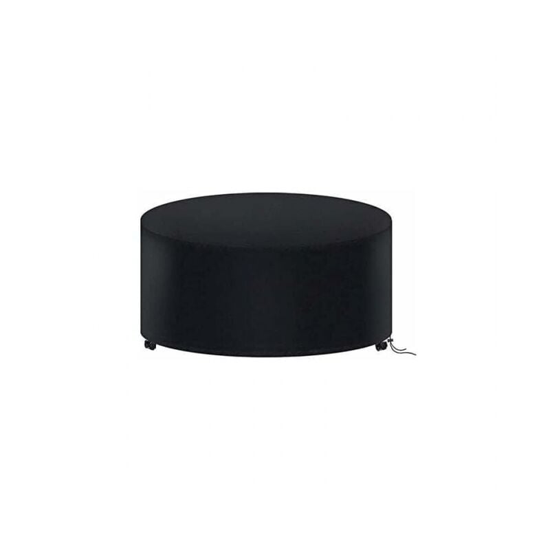 foto del prodotto copertura per tavolo da giardino rotondo 180 x 90cm, copertura impermeabile per mobili da giardino, protezione per tavolo da esterno rotondo in telone oxford 210d loy