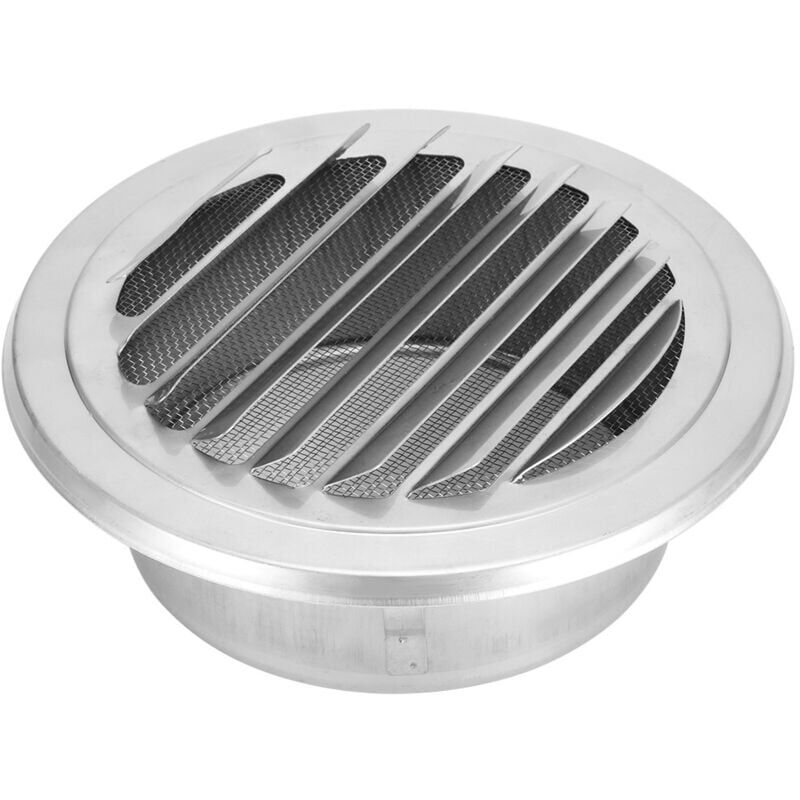 foto del prodotto copertura per tubo di ventilazione griglia piatta condotto di ventilazione cappa di ventilazione acciaio inossidabile 304 diametro 125 mm antivento