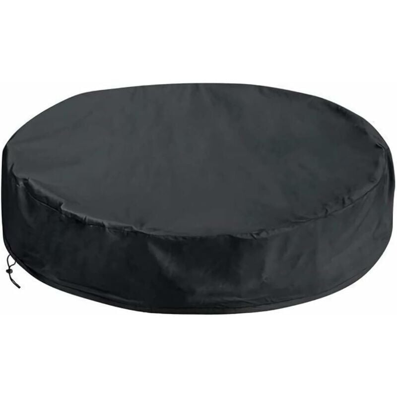 foto del prodotto copertura per vasca idromassaggio rotonda, copertura per vasca idromassaggio rotonda, copertura per vasca da bagno antivento resistente ai raggi uv