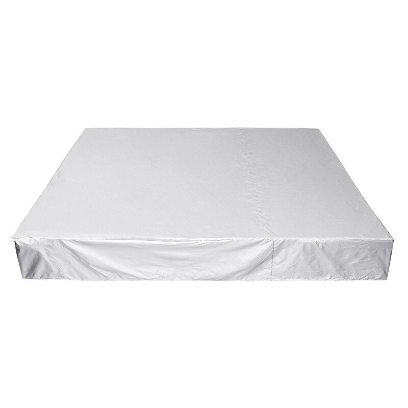 foto del prodotto copertura piscina rettangolare 21821830 cm argento