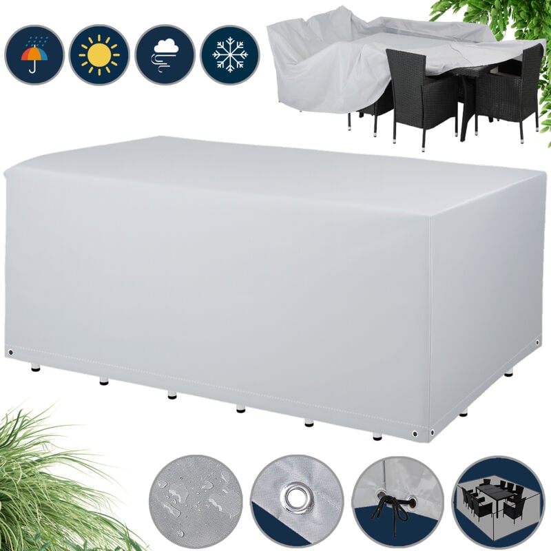 foto del prodotto copertura protettiva 420d oxford telo protezione mobili da giardino diverse misure sitzgruppe 8 1 de kingsleeve