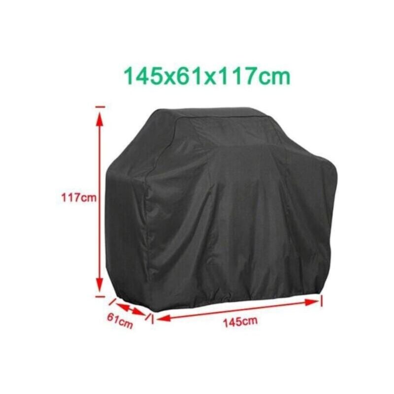 foto del prodotto copertura protettiva impermeabile per accessori da barbecue, antipioggia, 145x61x117cm 