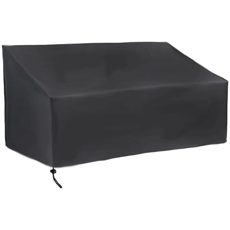 foto del prodotto copertura protettiva impermeabile per panca da esterno, giardino, parco, terrazza, 2 posti 134 x 66 x 89 cm sollbry
