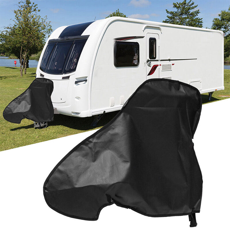 foto del prodotto copertura protettiva per il gancio di traino del camper, copertura impermeabile per rimorchio in tessuto oxford, adatta per rimorchi, materiale pvc