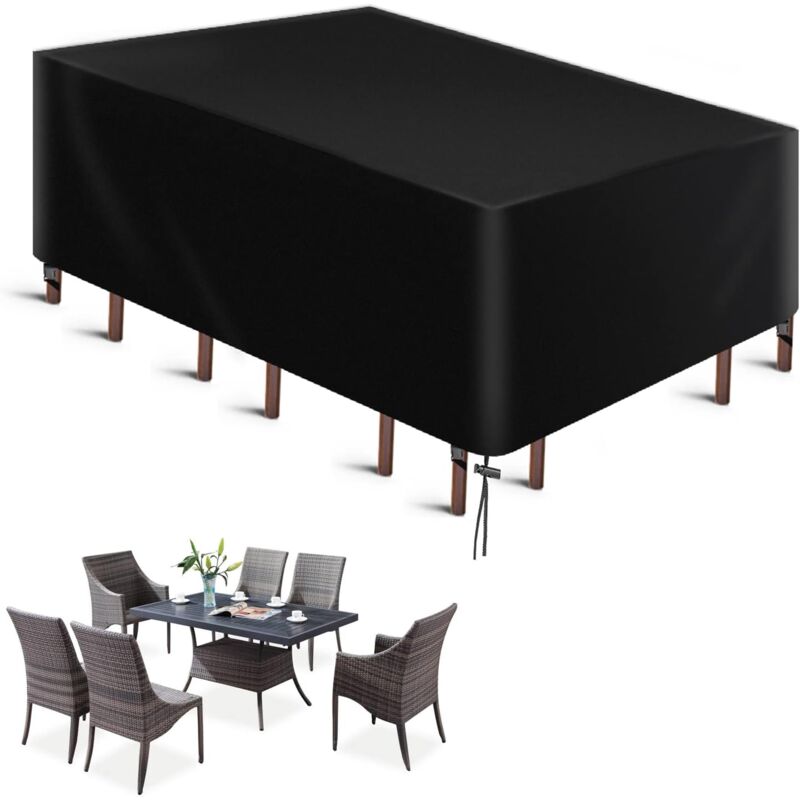 foto del prodotto copertura protettiva per mobili da giardino impermeabile e anti uv 213 x 132 x 74 cm 