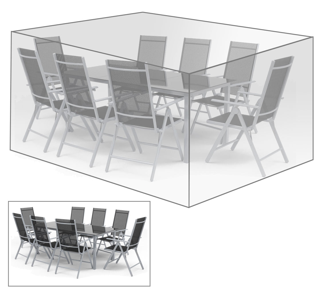 foto del prodotto copertura protettiva per set di mobili da giardino telo pe trasparente 19 0000991