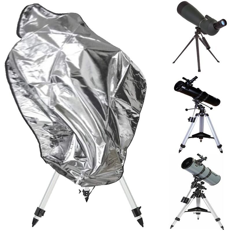 foto del prodotto copertura protettiva per telescopio copertura per telescopio da esterno 420d, impermeabile, antivento, protezione dal freddo, 120 160 cm rapanda