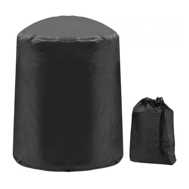 foto del prodotto copertura protettiva rotonda per barbecue. impermeabile. resistente alla polvere e agli agenti atmosferici, 76 x 91 cm
