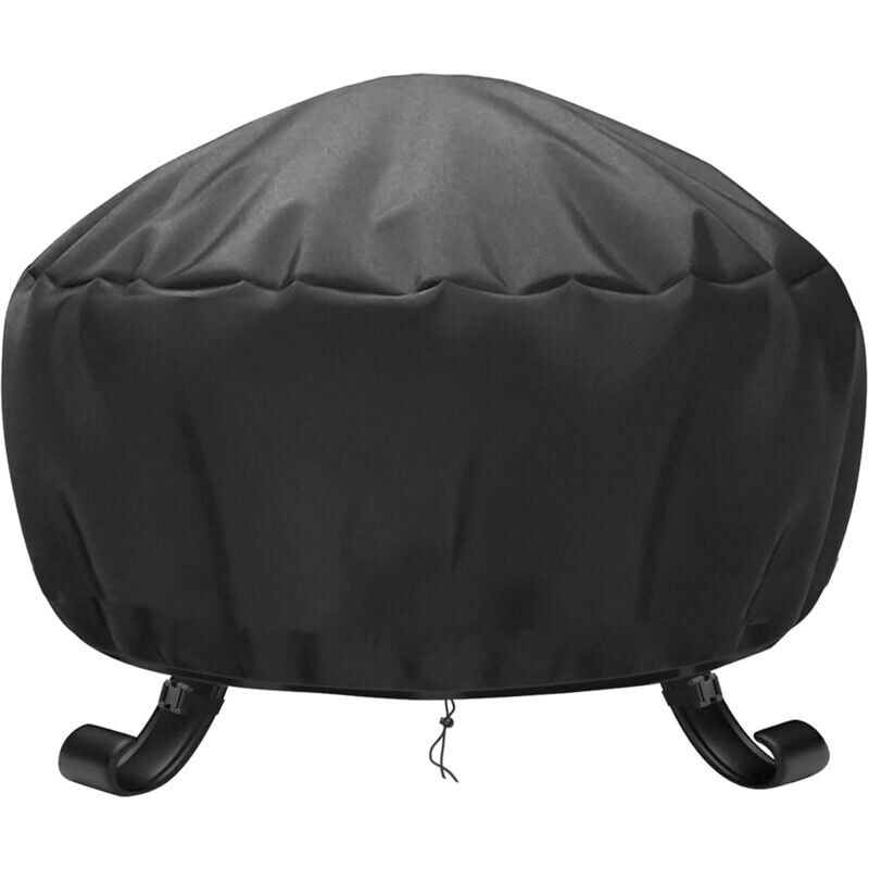 foto del prodotto copertura protettiva rotonda per braciere 80 x 50 cm copertura per braciere impermeabile, resistente ai raggi uv, resistente agli strappi,