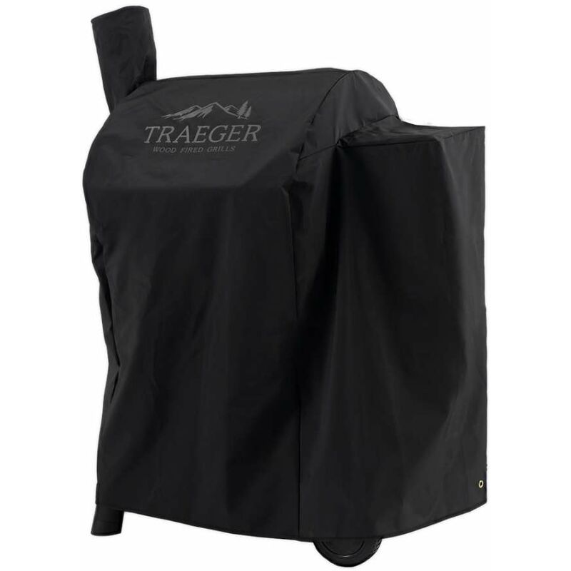 foto del prodotto copertura resistente all acqua per barbecue pro575 nero traeger