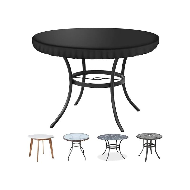 foto del prodotto copertura rotonda per mobili da giardino per set da salotto da patio, set di coperture per tavoli da patio, installazione di coperture per mobili da