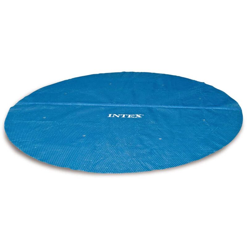 foto del prodotto copertura solare per piscina circolare 488 cm intex blu