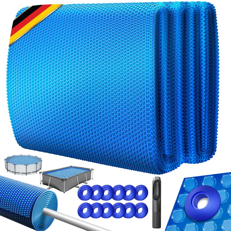 foto del prodotto copertura solare per piscina pellicola solare spessore 120 m pellicola solare tagliabile a misura copertura solare per piscina pellicola solare incl.