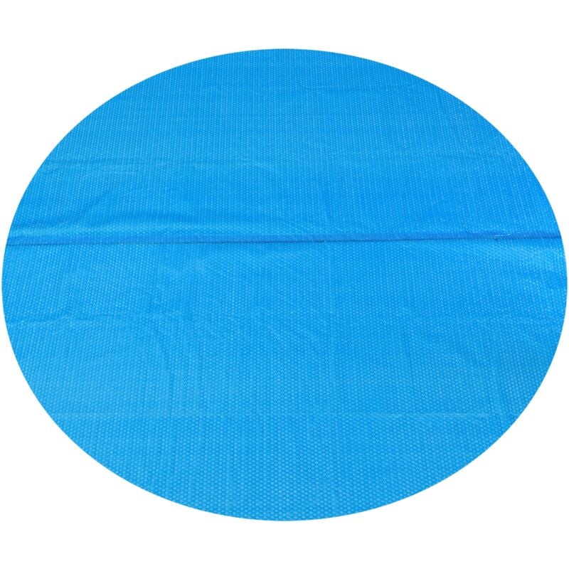 foto del prodotto copertura solare per piscina rotonda diametro 366 cm in polietilene blu
