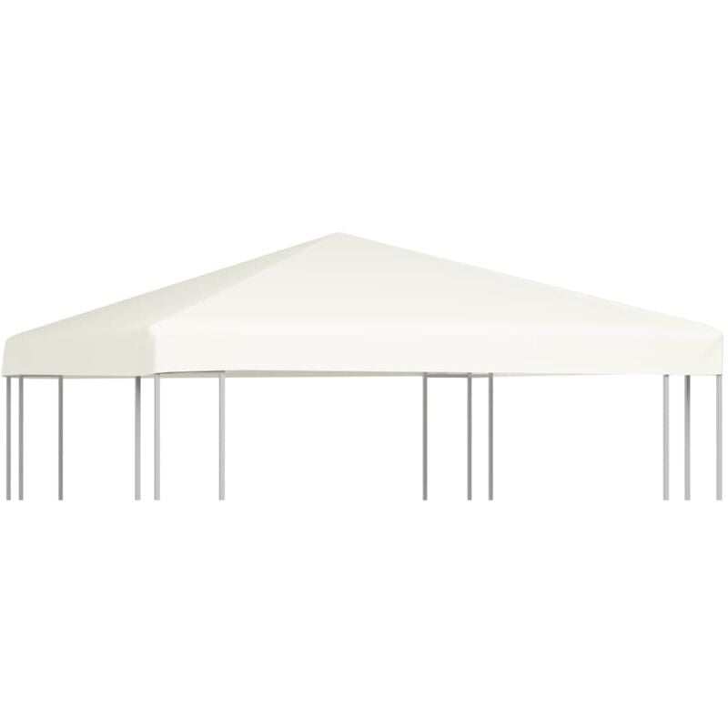 foto del prodotto copertura superiore per gazebo 310 g m 3x3 m vari colori colore bianco crema