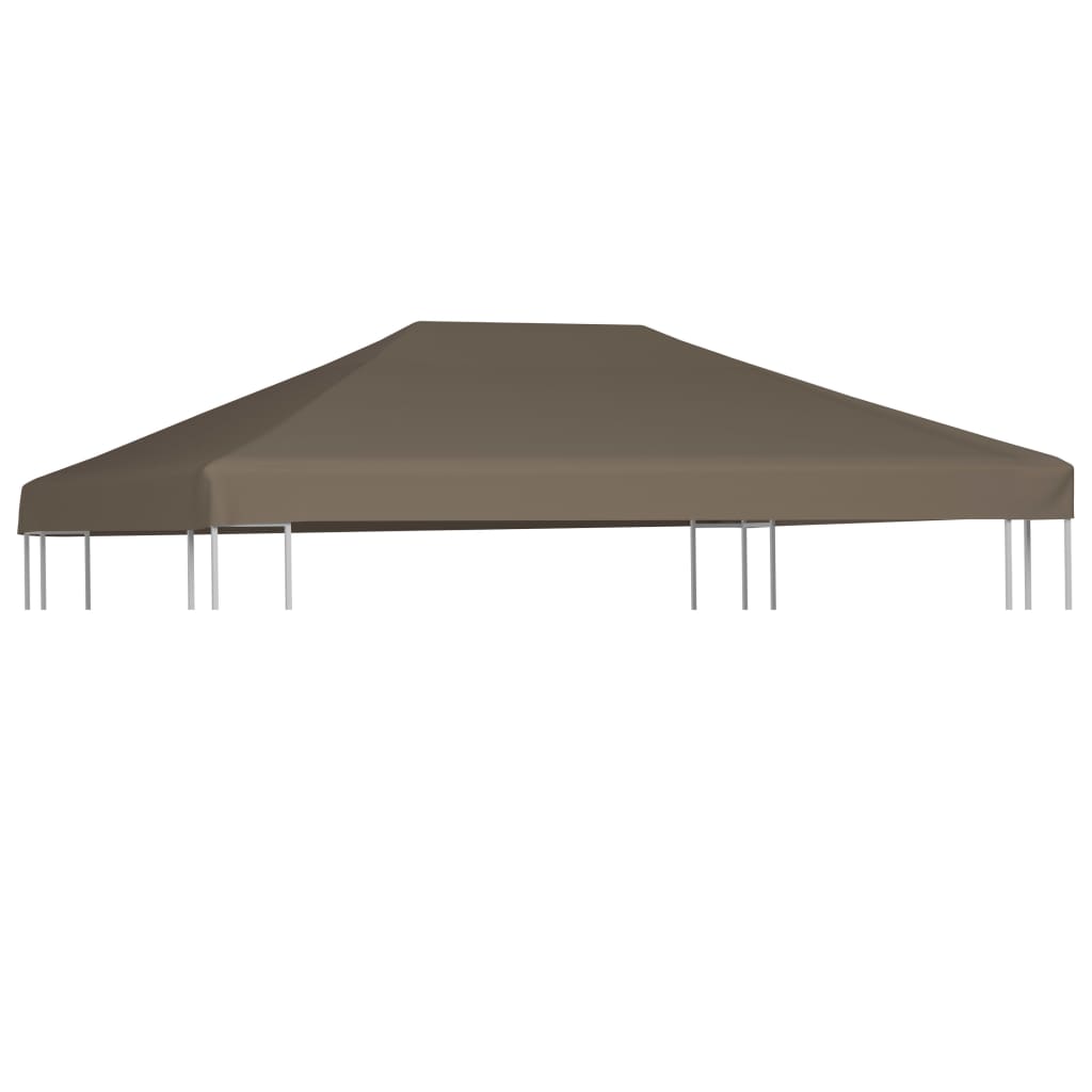 foto del prodotto copertura superiore per gazebo 310 g m 3x3m grigio talpa cod mxl 66150