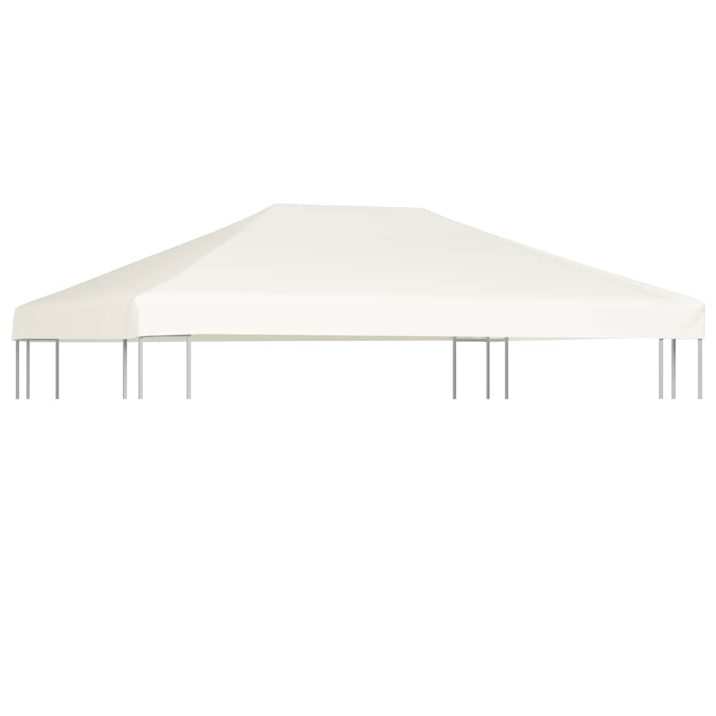 foto del prodotto copertura superiore per gazebo 310 g m 4x3 m bianco cremacod mxl 121155