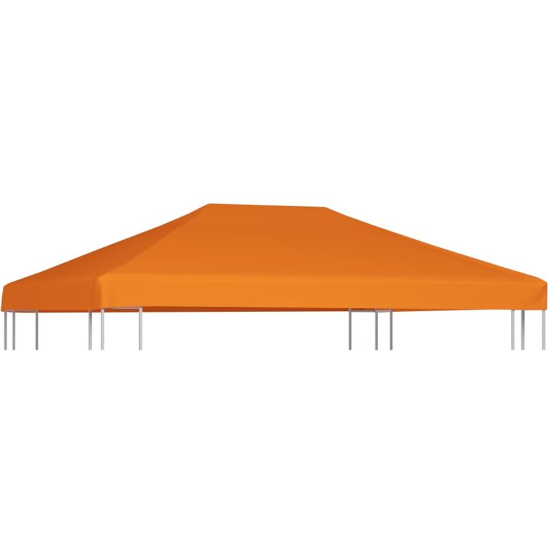 foto del prodotto copertura superiore per gazebo 310 g m 4x3m arancione