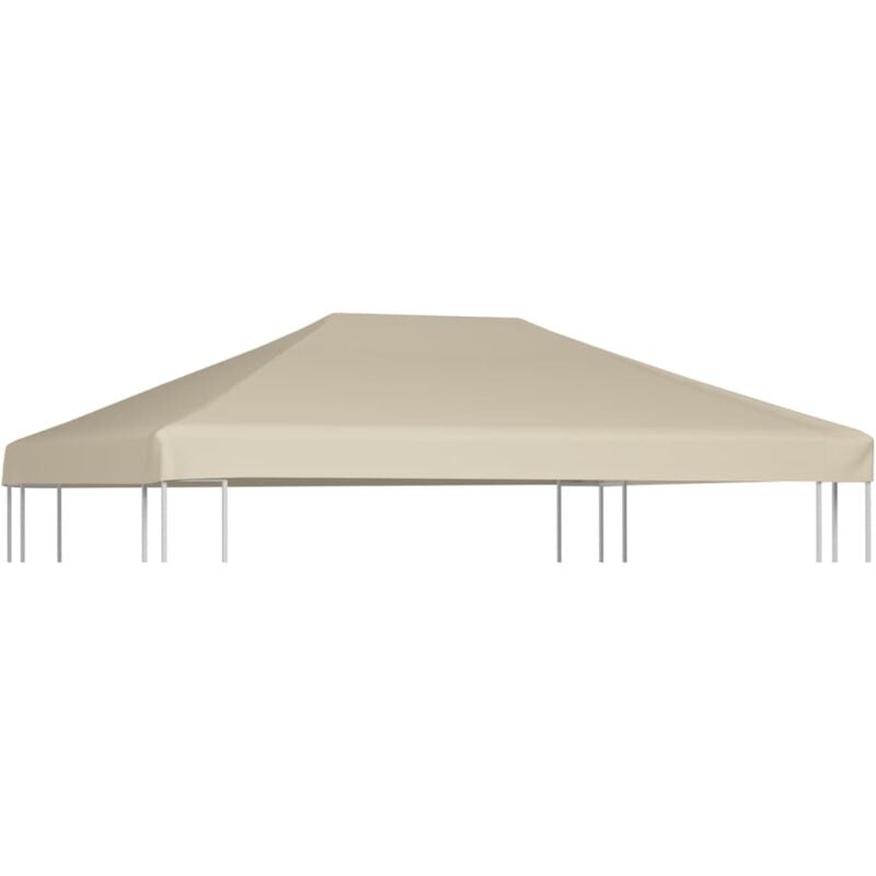 foto del prodotto copertura superiore per gazebo 310 g m 4x3m beige