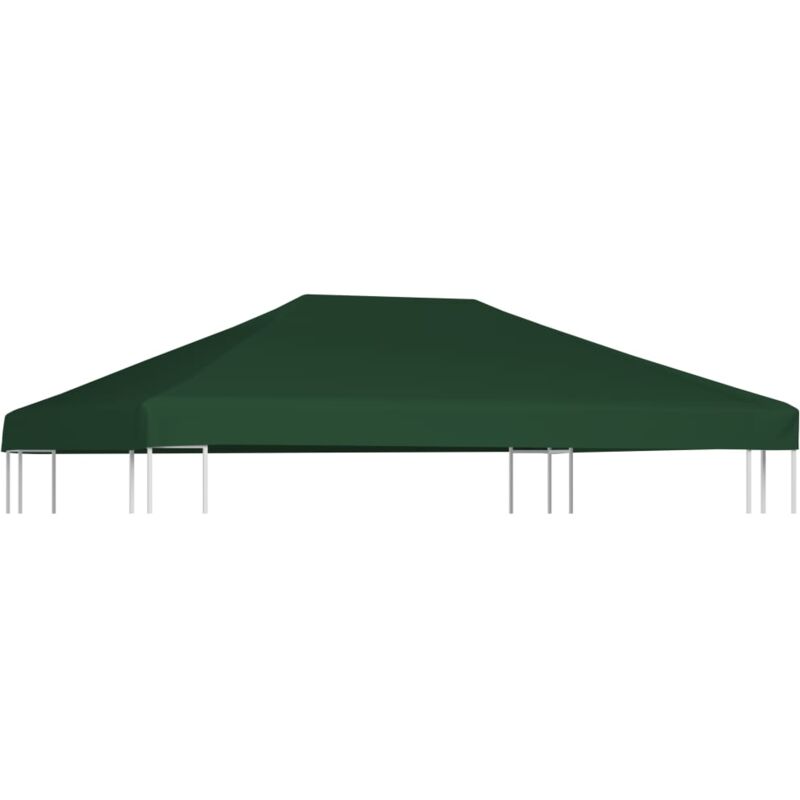 foto del prodotto copertura superiore per gazebo 310 g m 4x3m verde vidaxl