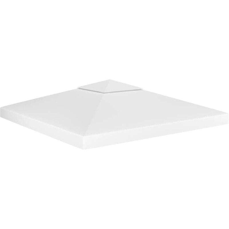 foto del prodotto copertura superiore per gazebo a 2 strati 310 g m 3x3 m bianca