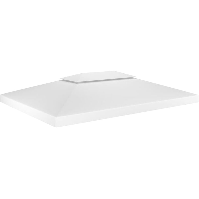 foto del prodotto copertura superiore per gazebo a 2 strati 310 g m 4x3 m bianca