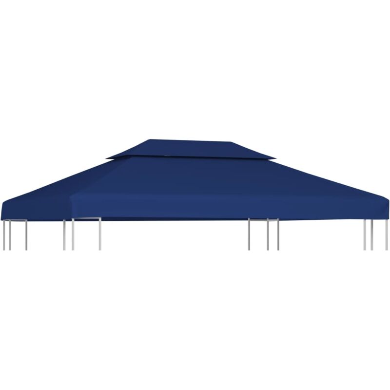 foto del prodotto copertura superiore per gazebo a 2 strati 310g m 4x3m vari colori colore blu