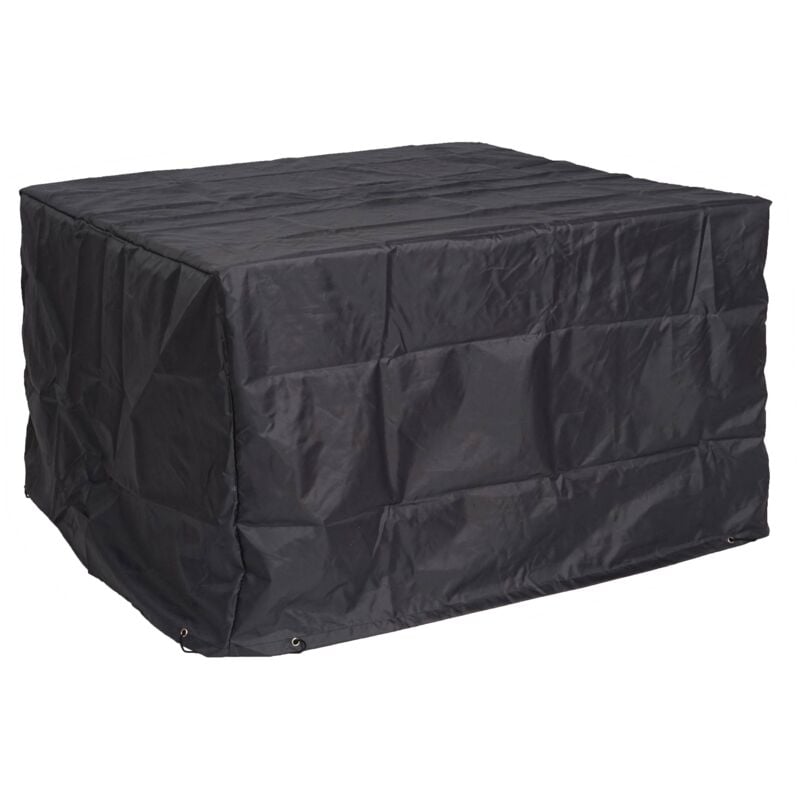 foto del prodotto copertura telo per mobili da giardino hhg 648 tela cerata poliestere poliuretano antracite per salottini 123x123x75cm