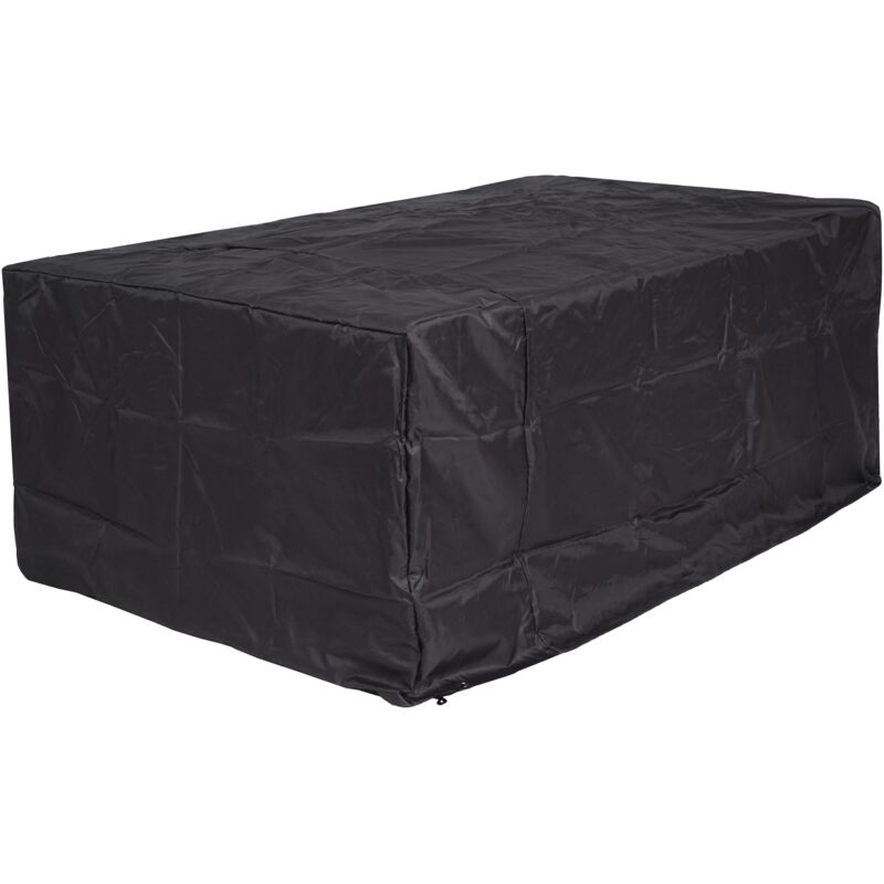foto del prodotto copertura telo per mobili da giardino hhg 653 tela cerata poliestere poliuretano antracite per panche 75x140x95cm