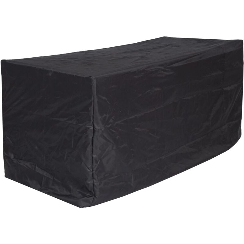 foto del prodotto copertura telo per mobili da giardino hhg 653 tela cerata poliestere poliuretano antracite per panche 75x180x95cm