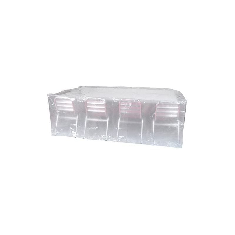 foto del prodotto copertura telo tavolo da giardino protezione ultra resistente uv 220x120x70