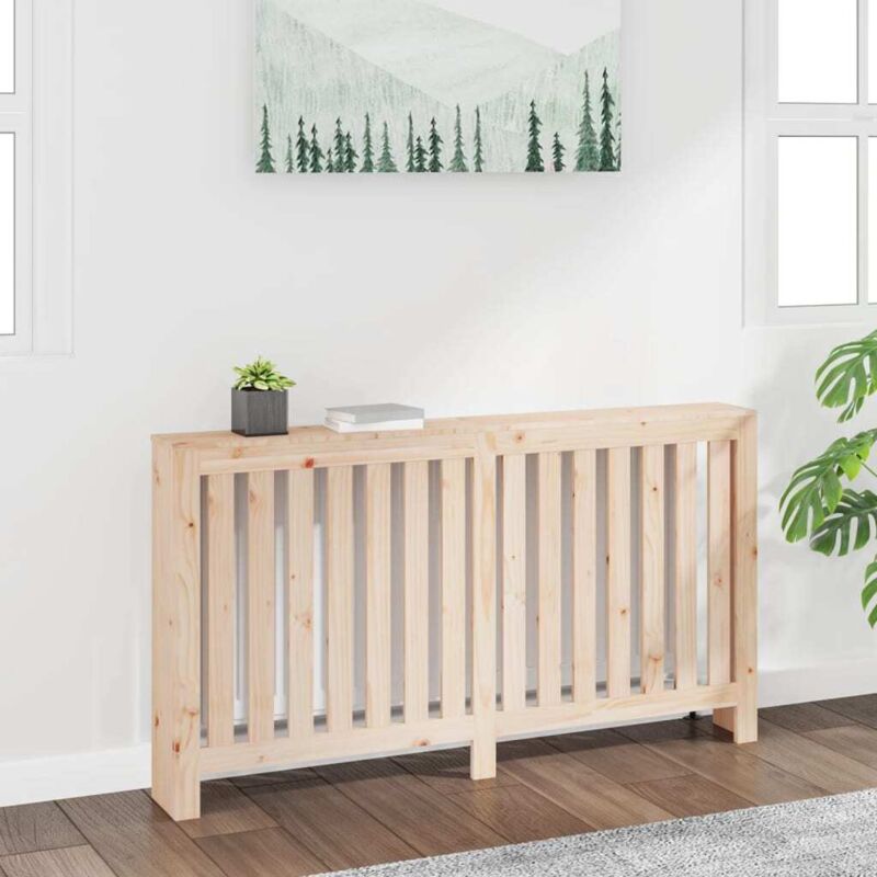 foto del prodotto copertura termosifone 153x19x84 cm in legno massello di pino - vidaxl