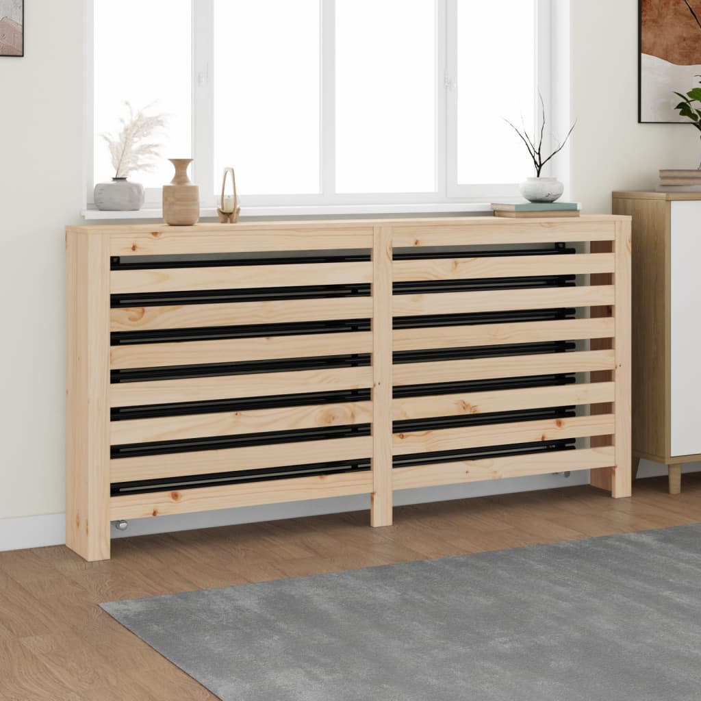 foto del prodotto copertura termosifone 169x19x84 cm in legno massello di pino cod mxl 75264