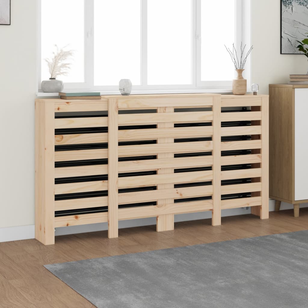 foto del prodotto copertura termosifone 210x21x85 cm in legno massello di pino vidaxl