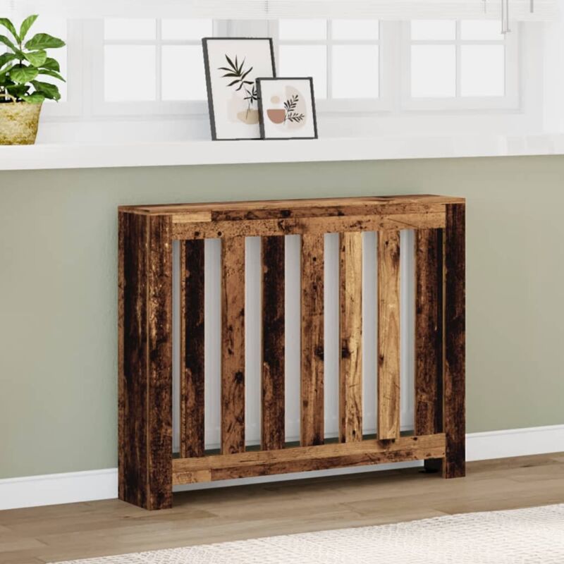 foto del prodotto copertura termosifone legno antico 104x20x82 legno multistrato vidaxl