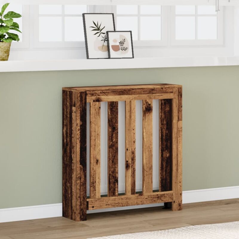 foto del prodotto copertura termosifone legno antico 78x20x82cm legno multistrato vidaxl