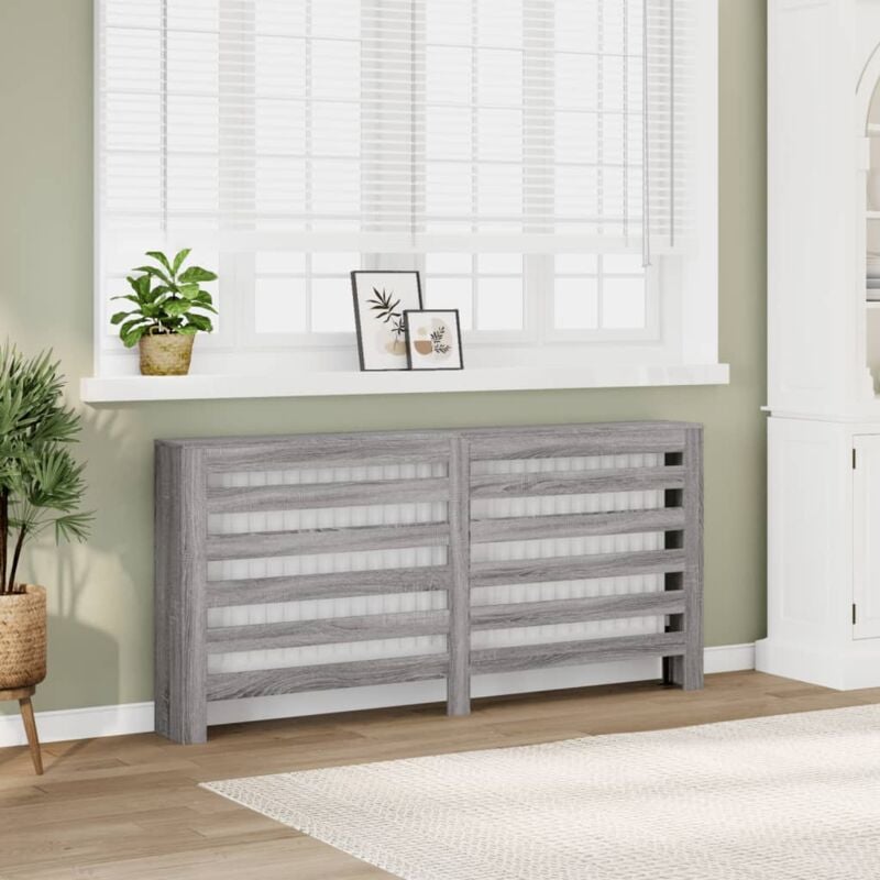foto del prodotto copertura termosifone sonoma 175x20x82 cm in legno multistrato vidaxl