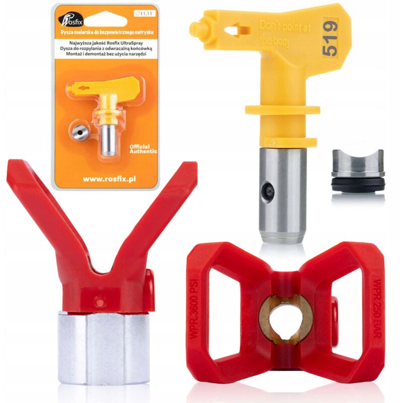 foto del prodotto copertura ugello rosfix per l unit di verniciatura ugello per verniciatura rosfix ultra spray modello 519