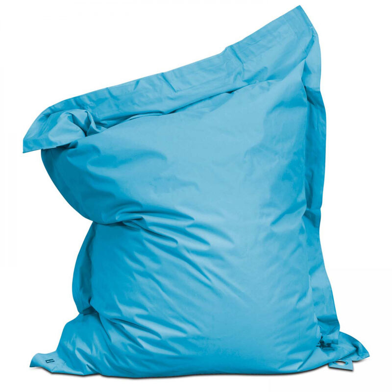 foto del prodotto copertura vuota per pouf da giardino in poliestere blu 180 x 145 cm