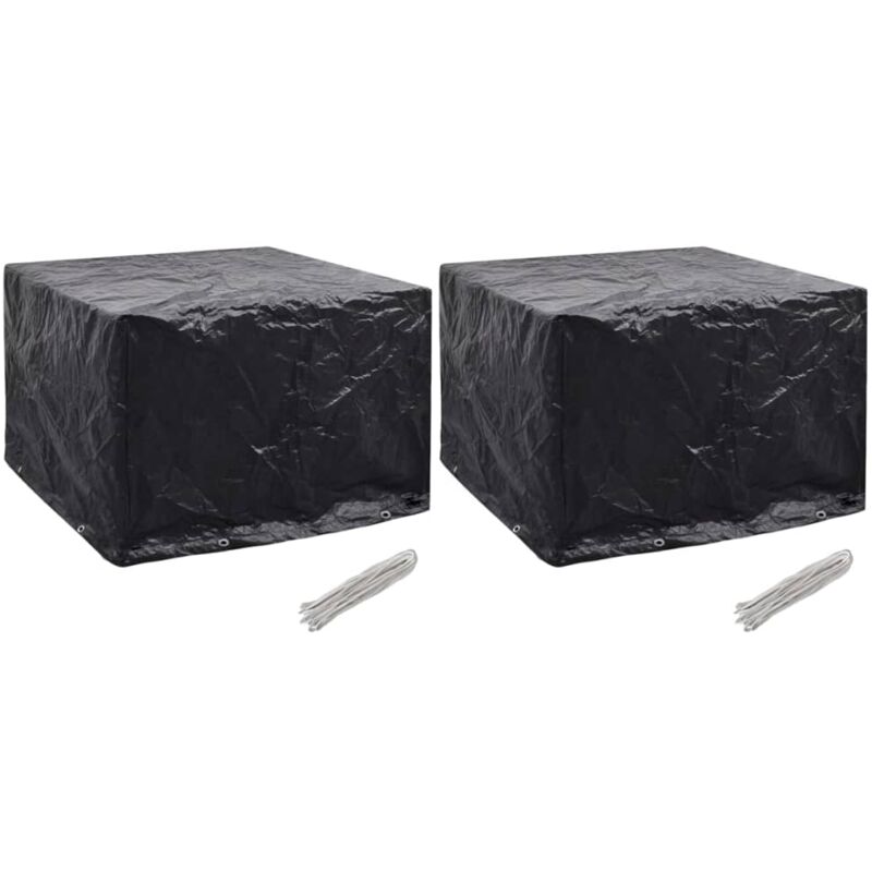 foto del prodotto coperture arredi giardino 2 pz 8 occhielli 122x112x98 cm