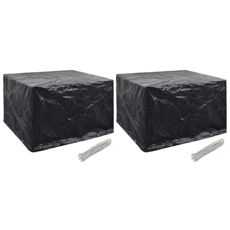 foto del prodotto coperture arredi giardino 2 pz 8 occhielli 135x135x90 cm vidaxl