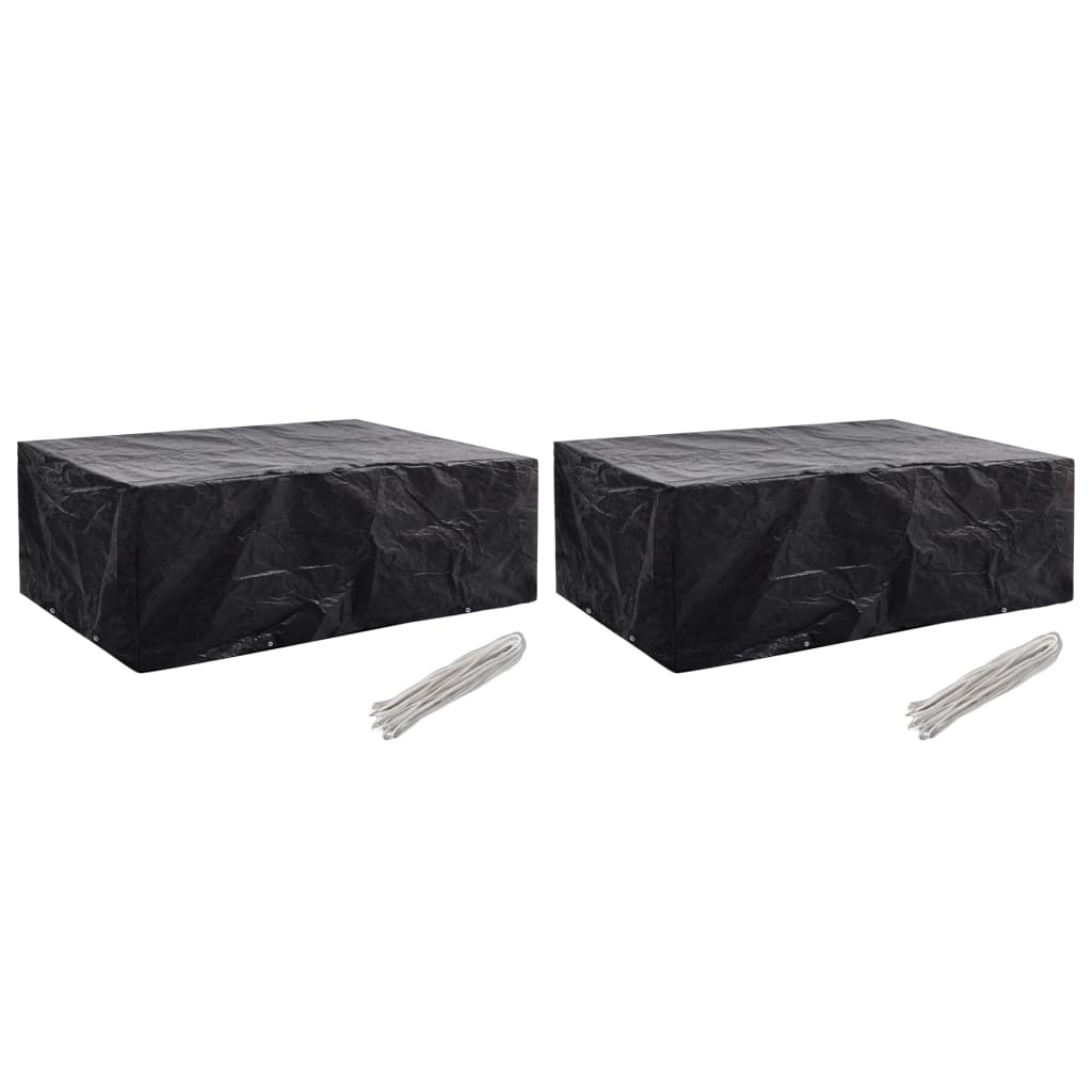 foto del prodotto coperture arredi giardino 2 pz 8 occhielli 242x162x100 cmcod mxl 119275