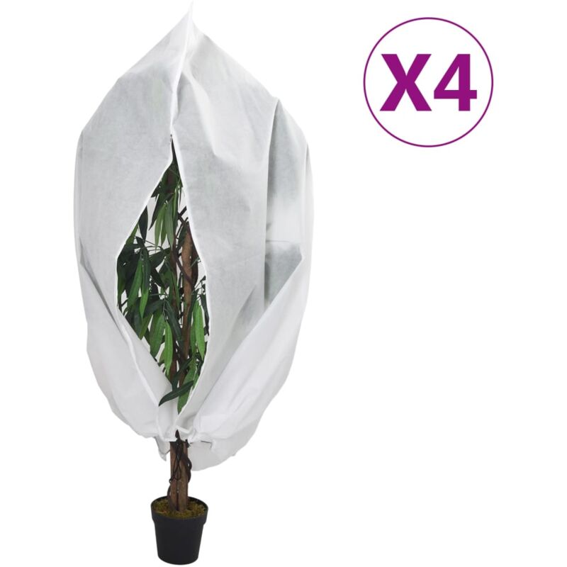 foto del prodotto coperture con cerniera per piante 4pz 70 g/m 1x1,55 m - vidaxl