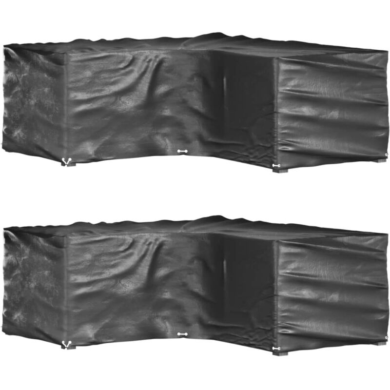 foto del prodotto coperture mobili da giardino a l 2pz 12 occhielli 185x185x70cm vidaxl