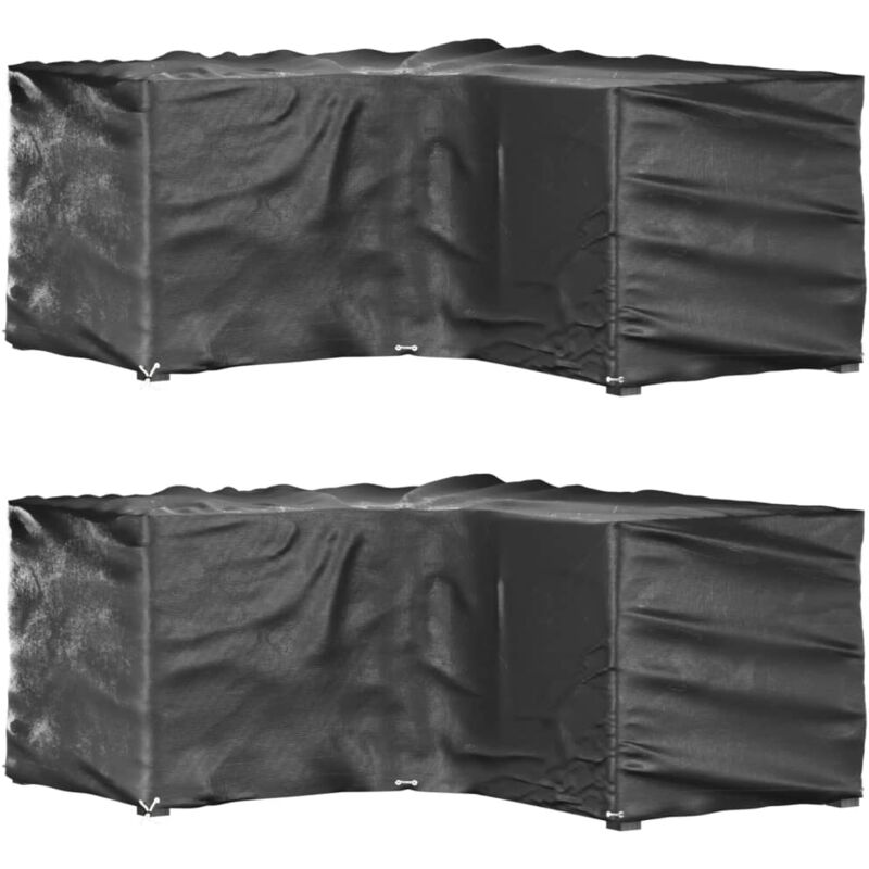 foto del prodotto coperture mobili da giardino a l 2pz 12 occhielli 185x185x90cm vidaxl