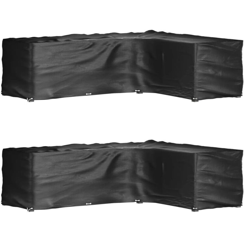 foto del prodotto coperture mobili da giardino a l 2pz 18 occhielli 285x220x80cm vidaxl