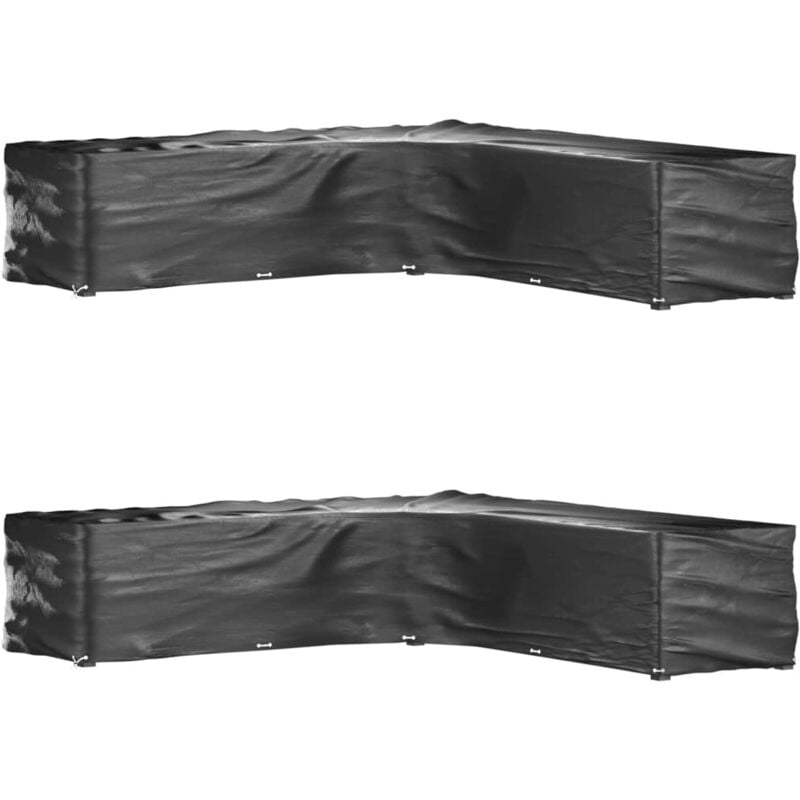 foto del prodotto coperture mobili da giardino a l 2pz 20 occhielli 300x300x70cm vidaxl