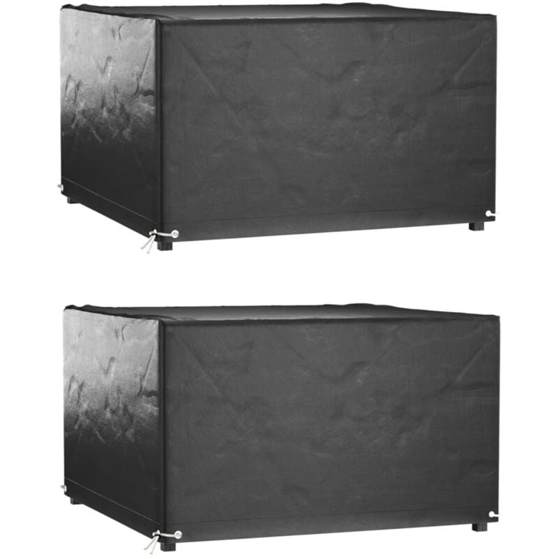 foto del prodotto coperture mobili giardino 2pz 8 occhielli 125x125x75cm quadrate
