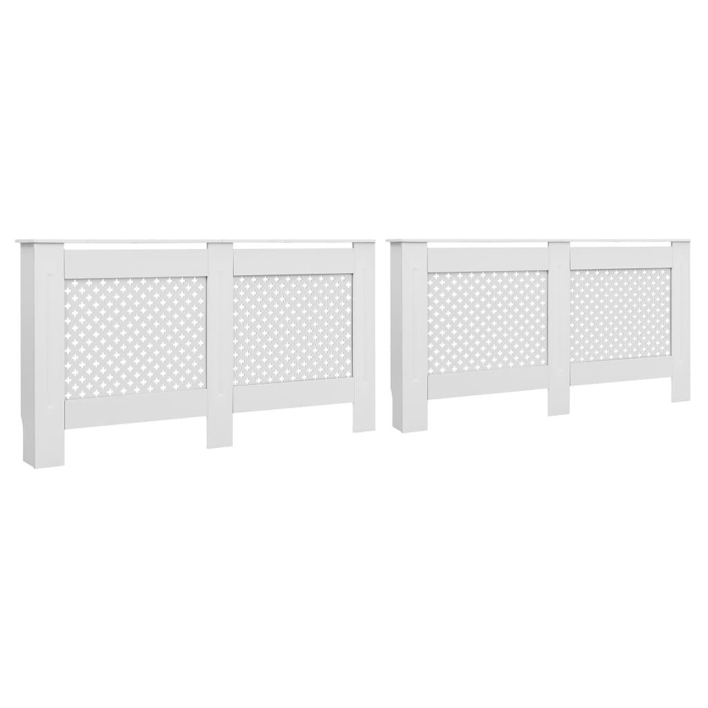 foto del prodotto coperture per radiatori 2pz bianche 152x19x81,5 cm in mdfcod mxl 120221