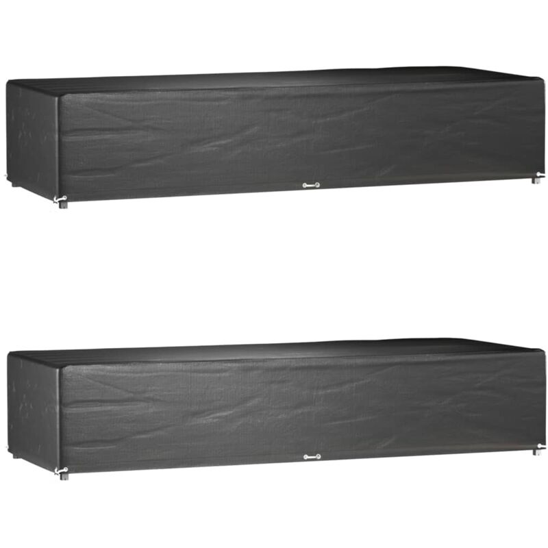 foto del prodotto coperture per sdraio 2pz 12 occhielli 205x75x40 cm polietilene vidaxl